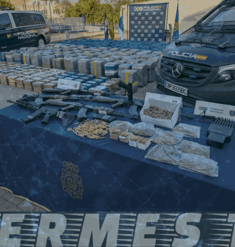 La Policía Nacional incauta el mayor alijo de cocaína intervenido hasta el momento en las costas de Huelva