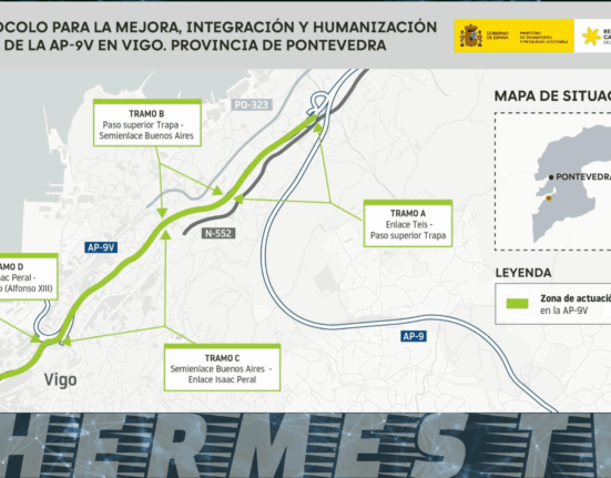 Transportes y el Concello de Vigo impulsan la mejora, integración y humanización de la AP-9V y su entorno