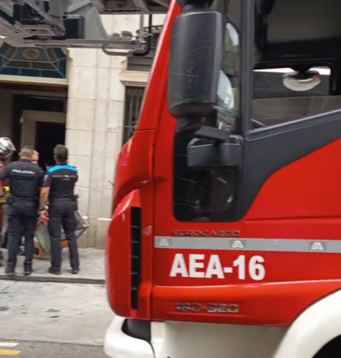 Intervención por presencia de humo en un edificio de Vigo sin daños personales