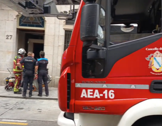 Intervención por presencia de humo en un edificio de Vigo sin daños personales