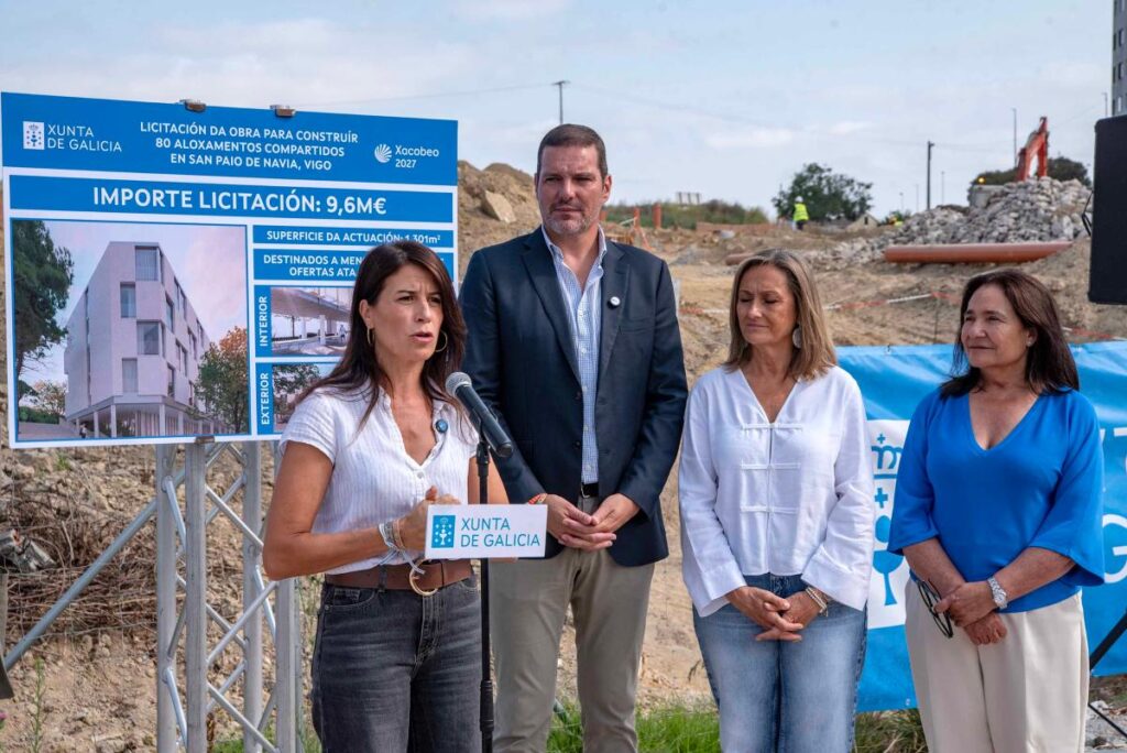 La Xunta licita por 9,6 M€ las obras de los 80 alojamientos compartidos que se construirán en Navia, en Vigo, destinados al alquiler para menores de 36 años