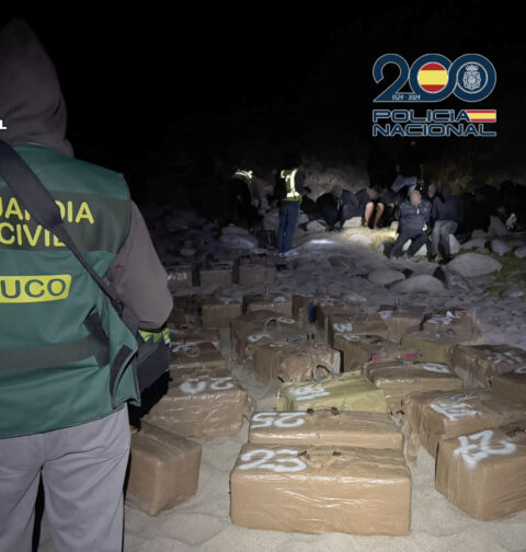 Intervenidas más de 1,6 toneladas de cocaína en una macrooperación contra el narcotráfico en Galicia