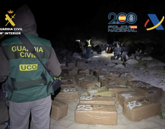 Intervenidas más de 1,6 toneladas de cocaína en una macrooperación contra el narcotráfico en Galicia
