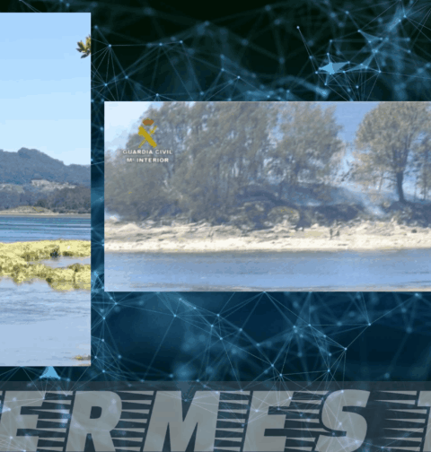 La Guardia Civil investiga a cinco jóvenes por un incendio forestal en las Islas Alvedosas