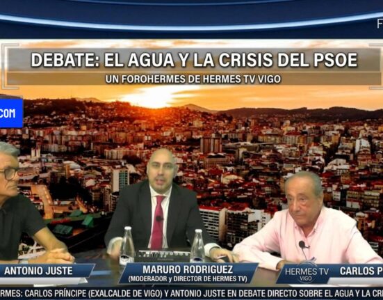 ForoHermes El agua y la crisis del PSOE, a debate con exalde de Vigo Carlos Príncipe y Antonio Juste