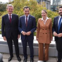 Rueda reivindica en Bruselas la capacidad de Galicia para seguir gestionando sus fondos europeos y defiende priorizar los intereses de la comunidad