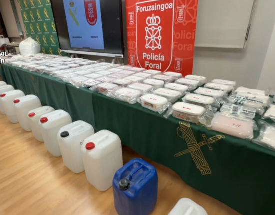 Desmantelado el mayor laboratorio de droga sintética localizado hasta el momento en Navarra