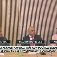 Antonio Juste, Javier Guerra y Mauro Rodríguez analizan el colapso del tráfico navideño y las elecciones del 29N en Foro Hermes 