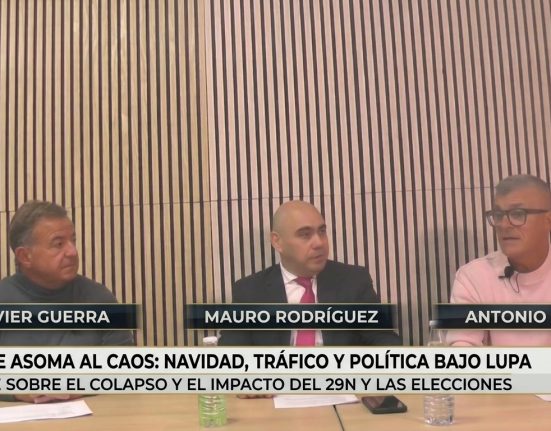 Antonio Juste, Javier Guerra y Mauro Rodríguez analizan el colapso del tráfico navideño y las elecciones del 29N en Foro Hermes 